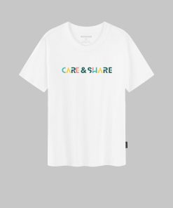 Áo thun cotton in Care Share pastel color