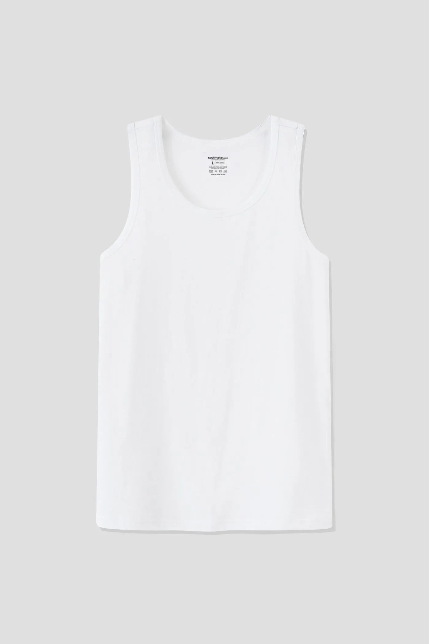 Áo ba lỗ Cotton 100% Basics V2